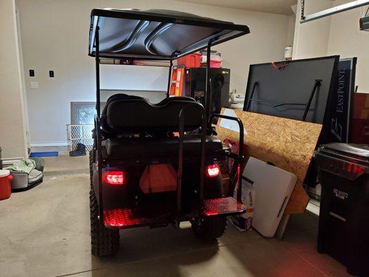 2016 Club Car Precedent rear lights