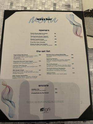 Menu 9/29/24