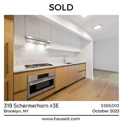 *Hauseit Sold Listing* 319 Schermerhorn Street #3E in Brooklyn, NY