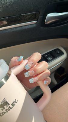 baby shower nails