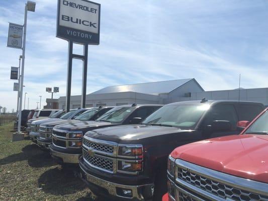 Victory Chevrolet Buick front lot