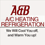 A & B AC Heating & Refrigeration logo