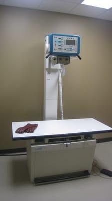 Our state of the art x-ray area