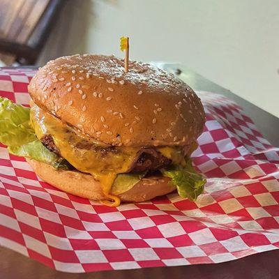 Our juicy cheese burger