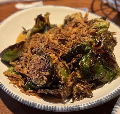 Crispy Brussels Sprouts - Not super crispy and too sweet for my taste. 3/5