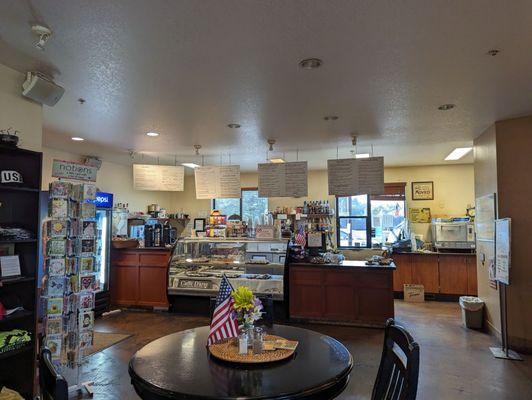 Inside looking towards the order counter