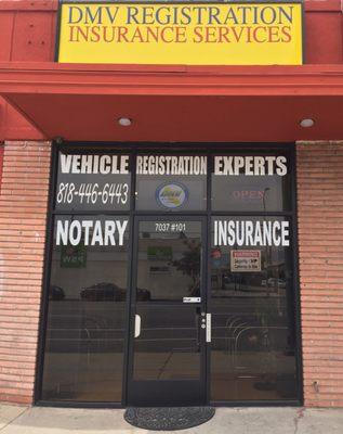 Office Front between Post office and Fire Station