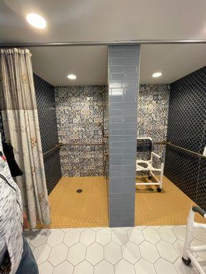 Double shower remodel