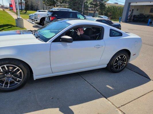 Replaced oxygen sensor, purge valve, installed new rims, new brake pads and rotors, as well as touch ups on the exterior.