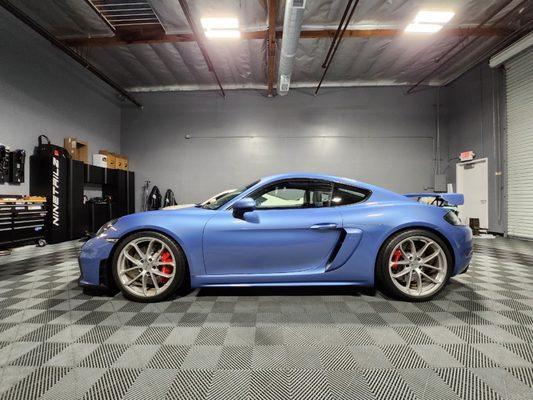 2023 Porsche 718 GT4 
XPEL Fusion
Full vehicle custom bulk installation