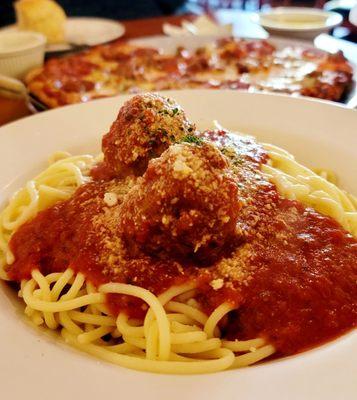 Spaghetti with Meatball and sauce