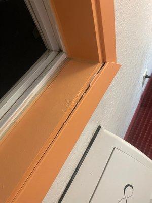 broke window trim