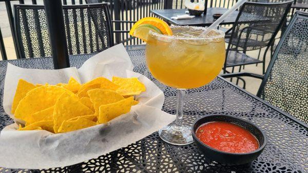 Golden Margarita, Chips & Salsa