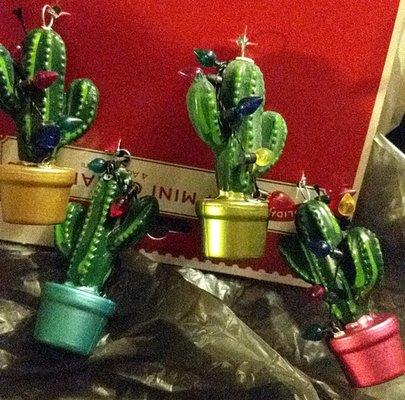 Small Christmas Tree Ornaments for next year. To remind me of Nevada.