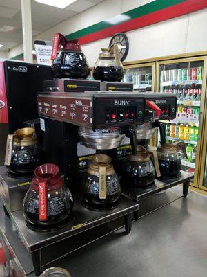 They have actual coffee pots