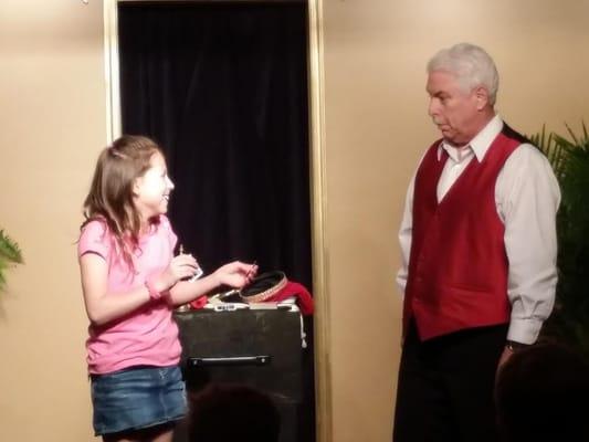 Lots of fun and laughter at Dicken's Magic Parlour in Delaware!