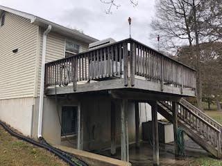 Deck weathered and gray no problem!