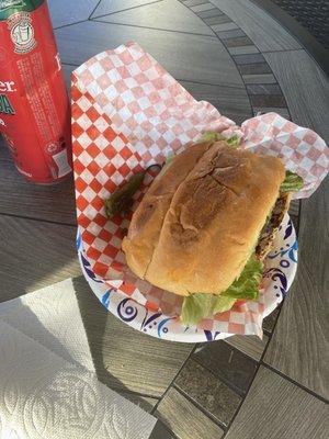 Perfect torta. The beer is mine since I brought it home to eat.