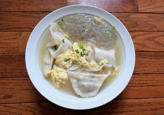 Pork dumpling soup - good