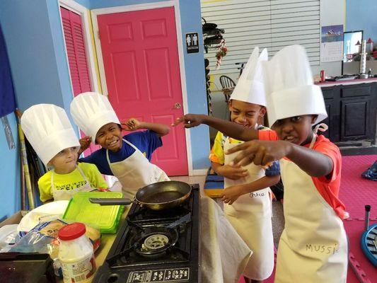 Summer Camp cooking class