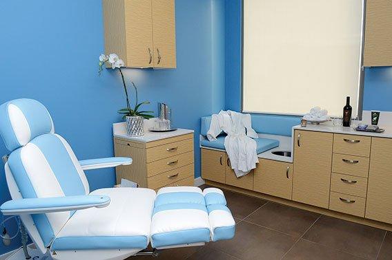 Treatment room at our Newport Beach location.