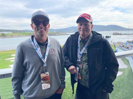 Ryan and Jim... enjoying the golf