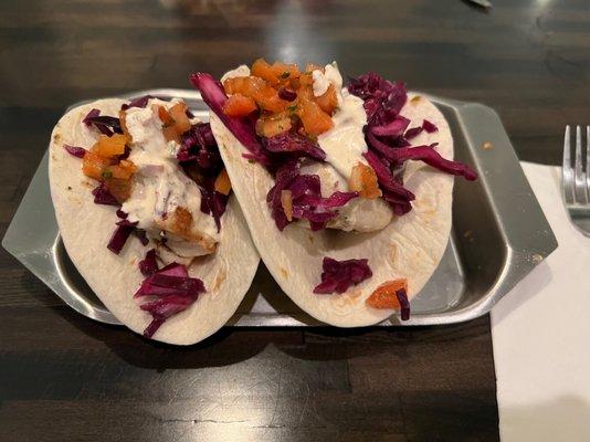 Tasty fish tacos