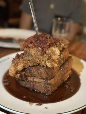 Fried Chicken Bacon 'n' Toast