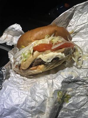 Cheeseburger was decent nothing crazy