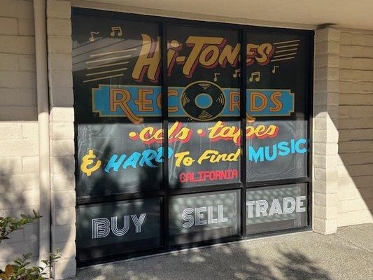 Full Panels street side at Hi-Tones Records in Rocklin, CA.