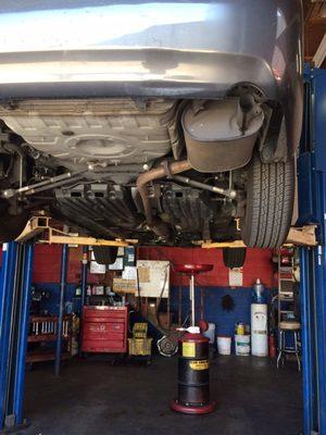 Synthetic oil change