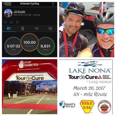 Lake Nona century ride. A great ride with great people.