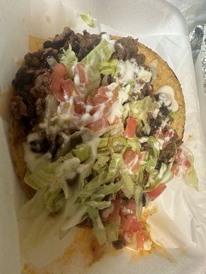 Asada tostada