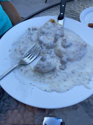 Full order biscuits and gravy