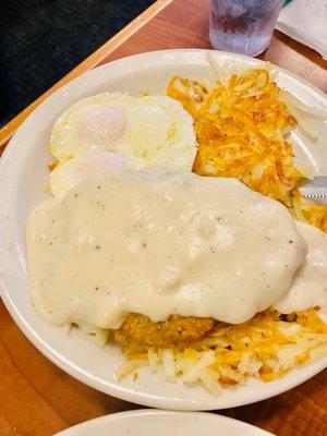 Country Chicken Fried Steak & Eggs