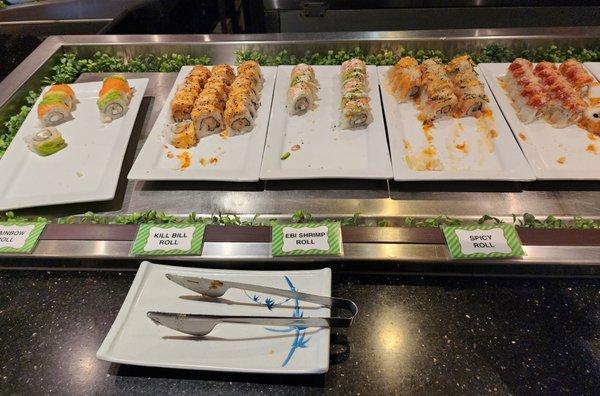 Bill Lewis of Vero Beach checking out the Sakura Japanese Buffet in Stuart, Florida.