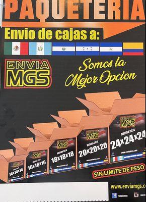 Precios de caja precio especial llame para más preguntas.