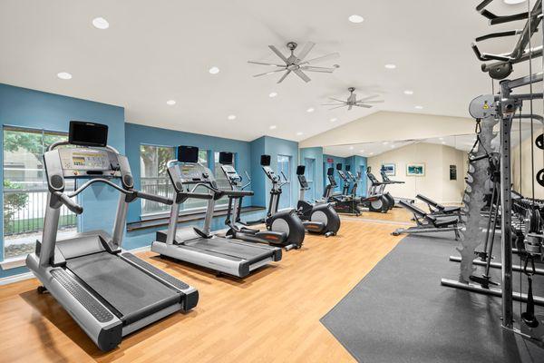 Fitness Center at Villas at Oakwell Farms