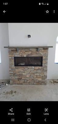 Fireplace surround