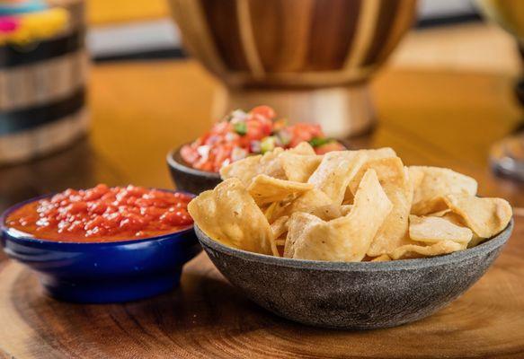 A Mexican Inn classic tortilla chips and salsa