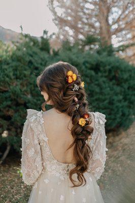 Wedding hair by Amy McCann