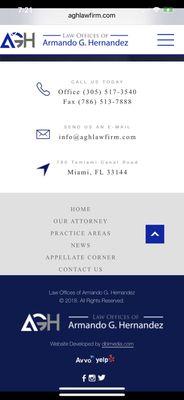 Contact AGH Law today. 

Call 305-517-3540. 

Email info@aghlawfirm.com. 

Website: www.aghlawfirm.com

Instagram: agh_law

Twitter: aghlaw2