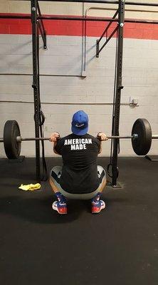 Front Squats courtesy of Matt.