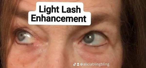 Light Lash Enhancement tattoo