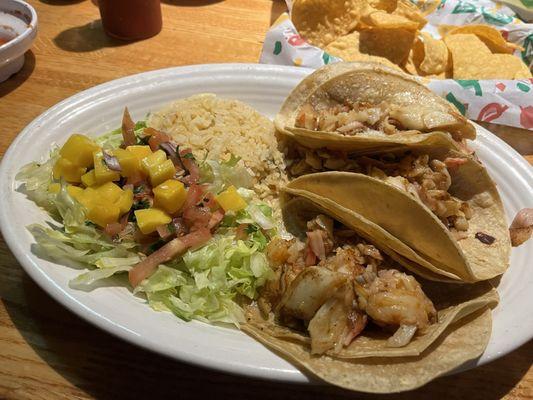 Seafood tacos