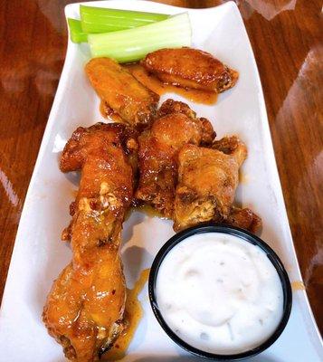 Wings of the Month: Bourbon Honey Chipotle wings