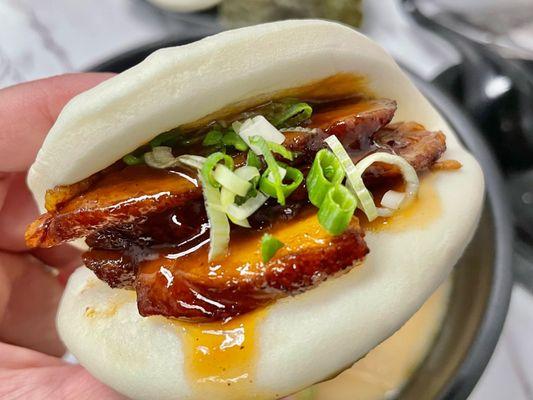 Chashu Bun up close (2 pcs per order)