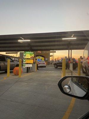 The line during the free car wash 10 day promo