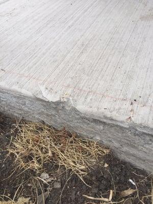 Paid an extra $7,000 for my concrete and they cracked it