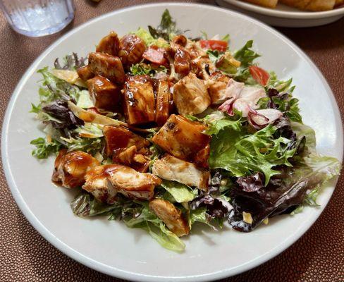 BBQ Chicken salad from the lunch menu - yumm